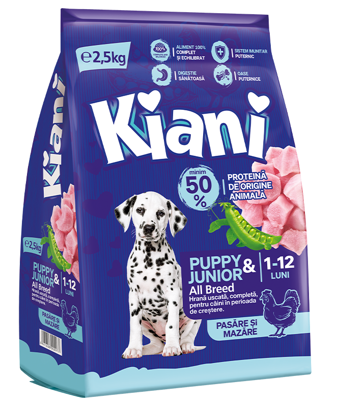 KIANI Puppy & Junior All Breed (1–12 luni)